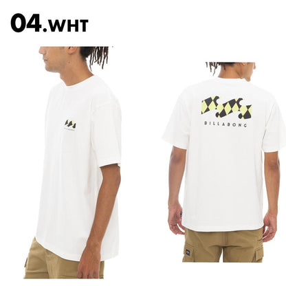 BILLABONG/ビラボン メンズ 半袖 Tシャツ BACK WAVE 2023 SPRING BD011-208 バックプリント ロゴ カットソー 春夏 半そで トップス ブランド 男性用【メール便発送 24SS-05】