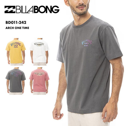 BILLABONG/ビラボン メンズ 半袖 Tシャツ ARCH ONE TIME 2023 SUMMER BD011-242 バックプリント ロゴ カットソー 春夏 半そで トップス ブランド 男性用【メール便発送 24SS-05】