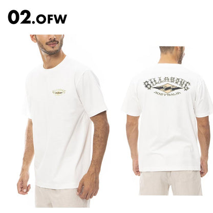 BILLABONG/ビラボン メンズ 半袖 Tシャツ ARCH ONE TIME 2023 SUMMER BD011-242 バックプリント ロゴ カットソー 春夏 半そで トップス ブランド 男性用【メール便発送 24SS-05】