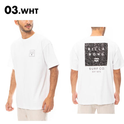 BILLABONG/ビラボン メンズ 半袖 Tシャツ BIG SQUARE 2023 SUMMER BD011-246 バックプリント ロゴ カットソー 春夏 半そで トップス ブランド 男性用【メール便発送 24SS-05】