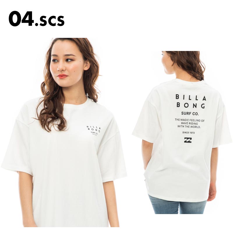 BILLABONG/ビラボン レディース Tシャツ BACK LOGO LOOSE TEE 2023