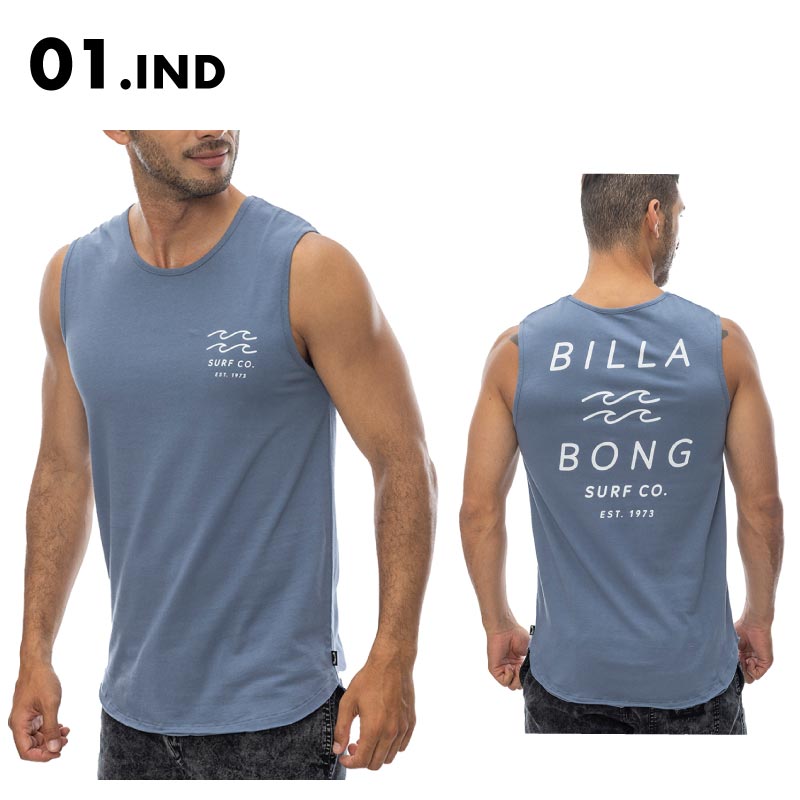 BILLABONG/ビラボン メンズ Tシャツ ONE TIME 2024 SPRING BE011-350 タンクトップ ノースリーブ 袖なし 水着 おしゃれ UVカット サーフィン 海 ブランド ビーチ 男性用【メール便発送 24SS-09】