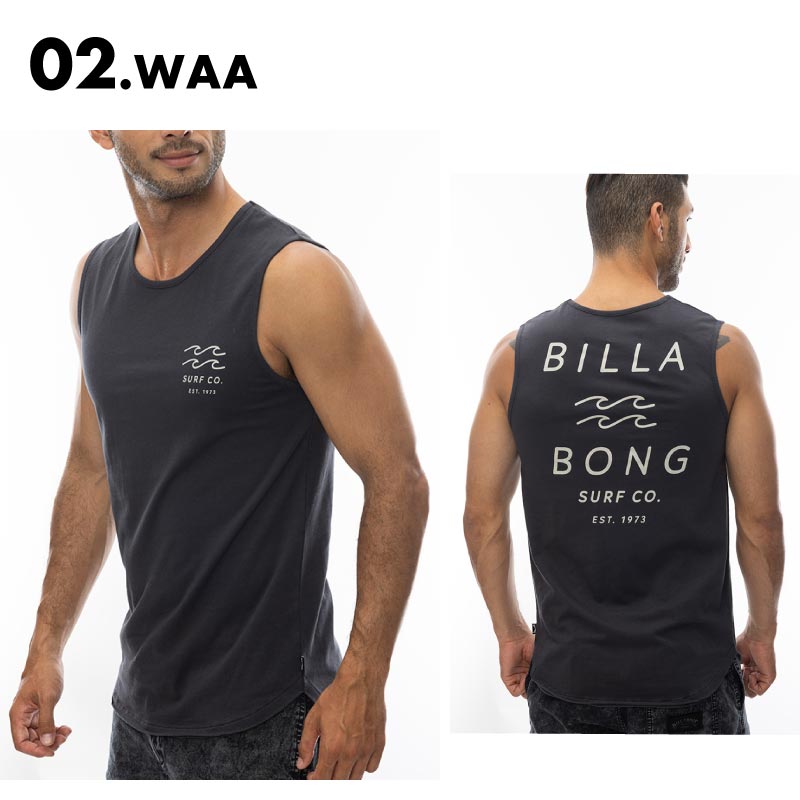 BILLABONG/ビラボン メンズ Tシャツ ONE TIME 2024 SPRING BE011-350 タンクトップ ノースリーブ 袖なし 水着 おしゃれ UVカット サーフィン 海 ブランド ビーチ 男性用【メール便発送 24SS-09】