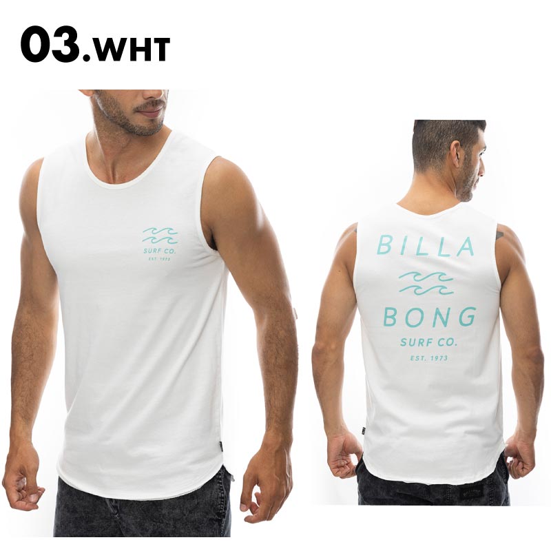 BILLABONG/ビラボン メンズ Tシャツ ONE TIME 2024 SPRING BE011-350 タンクトップ ノースリーブ 袖なし 水着 おしゃれ UVカット サーフィン 海 ブランド ビーチ 男性用【メール便発送 24SS-09】