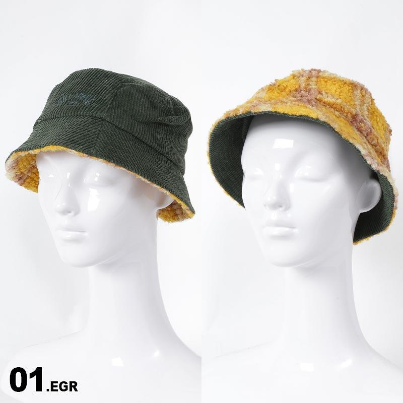 BILLABONG/빌라본 레이디스 버킷 모자 BC014-914 모자 보우시 튤립 모자 텐갈론 모자 리버시블 코듀로이 아웃도어 여성용【메일편 발송 22 FW-04】 