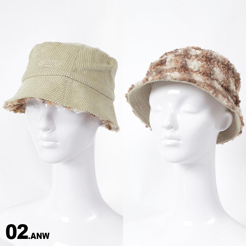 BILLABONG/빌라본 레이디스 버킷 모자 BC014-914 모자 보우시 튤립 모자 텐갈론 모자 리버시블 코듀로이 아웃도어 여성용【메일편 발송 22 FW-04】 