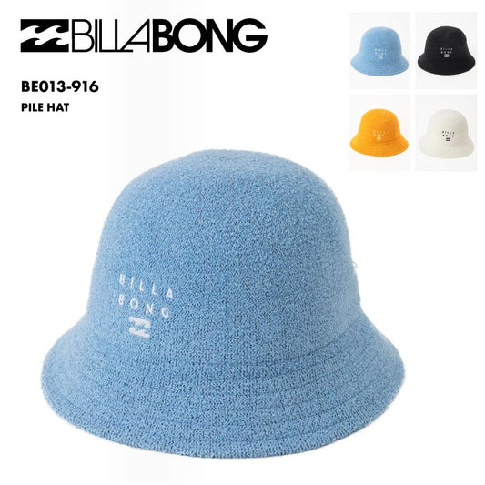 BILLABONG/ビラボン レディース パイルハット PILE HAT 2024 SPRING 帽子 バケットハット バケハ ハット 紫外線対策 海 春夏 オシャレ ブランド BE013-916
