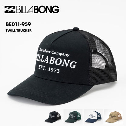 BILLABONG/ビラボン メンズ キャップ TWILL TRUCKER 2024 SPRING BE011-959 帽子 メッシュキャップ メッシュ ブランド ロゴ