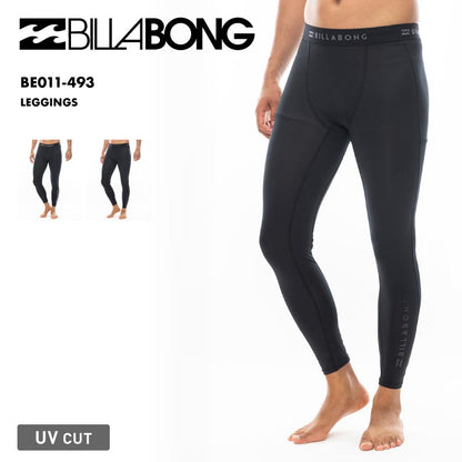 BILLABONG/ビラボン メンズ レギンス LEGGINGS 2024 SPRING BE011-493 水着 ラッシュガード UVカット 紫外線対策 日焼け予防 海水浴 ビーチ シンプル 黒 ブランド 男性用【メール便発送 24SS-09】