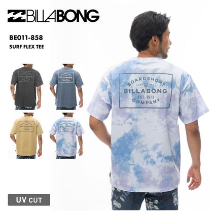 [倉庫一掃大SALE] BILLABONG/ビラボン メンズ 水陸両用 半袖 ラッシュガード Tシャツ SURF FLEX TEE 2024 海水浴 ランニング スポーツウェア UVカット 日焼け対策 BE011-858