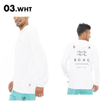 BILLABONG/ビラボン メンズ パーカーラッシュガード RASH ZIP 2023 SPRING BD011-864 UPF50+ UVカット ロゴ 春夏 フード付き トップス ブランド フードパーカー 日焼け防止 水陸両用 男性用【メール便発送 24SS-05】