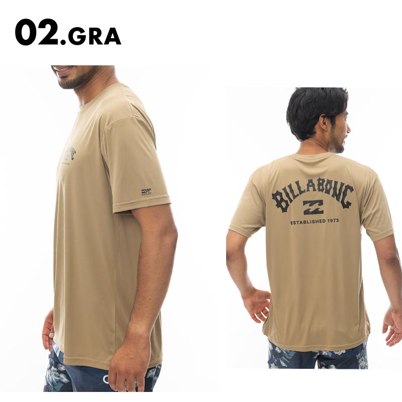 BILLABONG/ビラボン メンズ Tシャツ ラッシュガード RASH TEE 2024 SPRING BE011-856 半袖 水着 UVカット 紫外線対策 日焼け防止 おしゃれ ブランド ビーチ 海水浴 サーフィン 男性用【メール便発送 24SS-09】