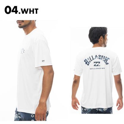 BILLABONG/ビラボン メンズ Tシャツ ラッシュガード RASH TEE 2024 SPRING BE011-856 半袖 水着 UVカット 紫外線対策 日焼け防止 おしゃれ ブランド ビーチ 海水浴 サーフィン 男性用【メール便発送 24SS-09】