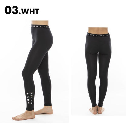 BILLABONG/ビラボン レディース レギンス LOGO BAND UV LEGGINGS 2024 SPRING BE013-410 ラッシュガード 水着 体型カバー UVカット 紫外線対策 日焼け防止 シンプル おしゃれ かわいい ブランド 女性用【メール便発送 24SS-09】