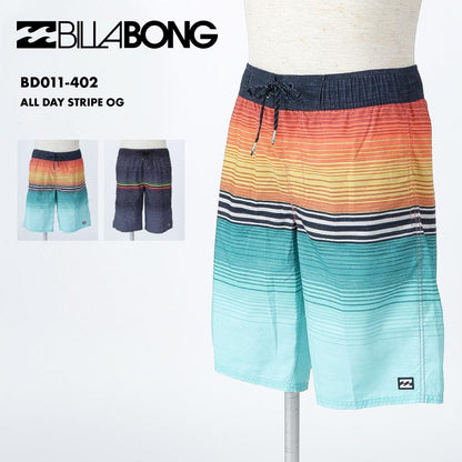 BILLABONG/ビラボン メンズ サーフパンツ ALL DAY STRIPE OG 2023 SPRING BD011-402 ボードショーツ サーフトランクス インナー付き 春夏 海 プール ハーフパンツ ブランド 男性用【メール便発送 24SS-05】