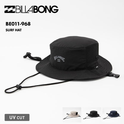 BILLABONG/ビラボン メンズ サーフハット SURF HAT 2024 SPRING BE011-968 帽子 マリンハット 日よけ UVカット UPF50+ 紫外線対策 ブラック ロゴ ブランド