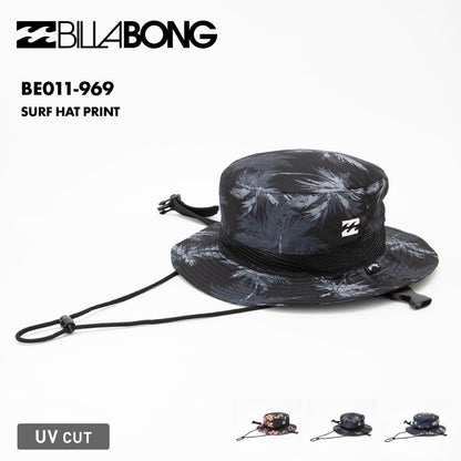 BILLABONG/ビラボン メンズ サーフハット SURF HAT PRINT 2024 SPRING BE011-969 帽子 マリンハット 日よけ UVカット UPF50+ 紫外線対策 サーフィン ロゴ ブランド