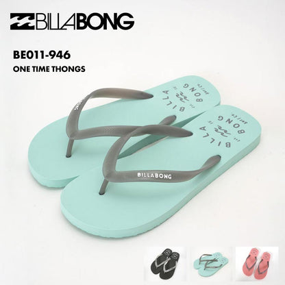 BILLABONG/ビラボン メンズ ビーチサンダル ONE TIME THONGS 2024 SPRING BE011-946 ビーサン プール 海 海水浴 サーフィン ペタサンダル ロゴ ブランド【メール便発送 24SS-08】