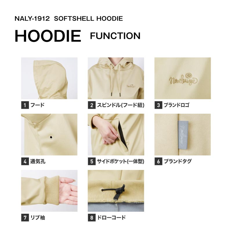 발수 방수 방풍 본딩 풀오버 스노웨어 맨즈 레이디스 namelessage age-75FB 