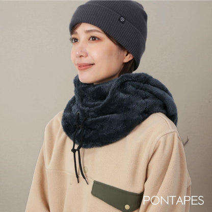 Cold protection bonding hood warmer snow wear men's women's namelessage age-72FB 