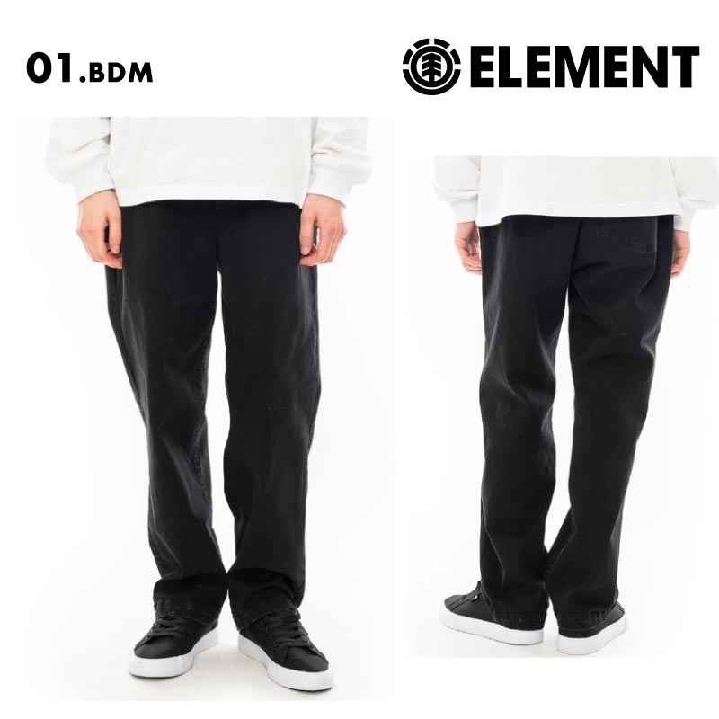 ELEMENT/エレメント メンズ スケートボードパンツ リラックス ワイド SHOD PANTS STD DENIM 2024 FALL の通販| OC  STYLE公式ストア