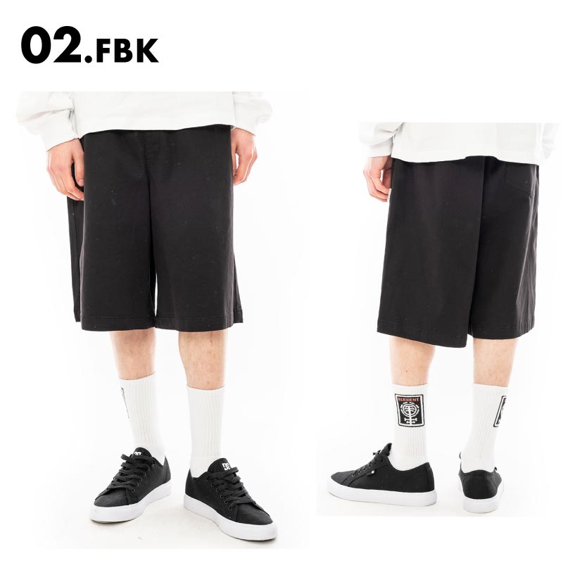 ELEMENT/エレメント メンズ スケートボードパンツ デニム SHOD SHORTS STD 2024 SPRING ショートパンツ ハーフパンツ 短パン スケーター BE021-600