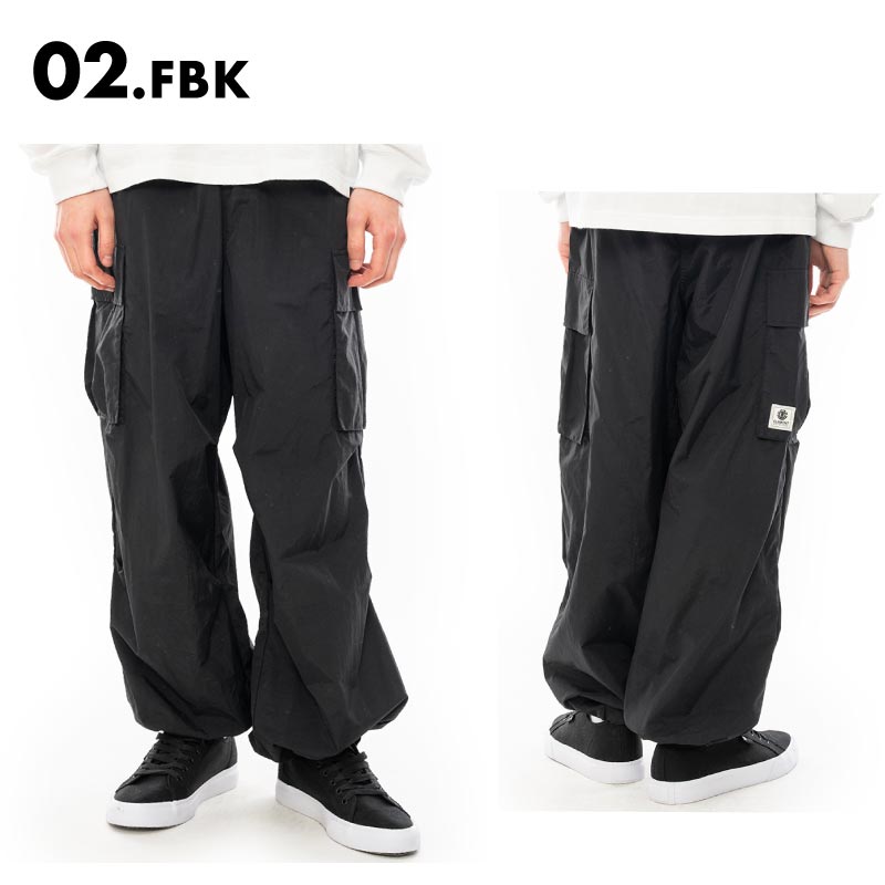 ELEMENT/エレメント メンズ スケートボードパンツ 撥水 SHOD PANTS SNOW CA_05 WR 2024 SPRING カーゴパンツ 撥水パンツ スケーター ロングパンツ BE021-702