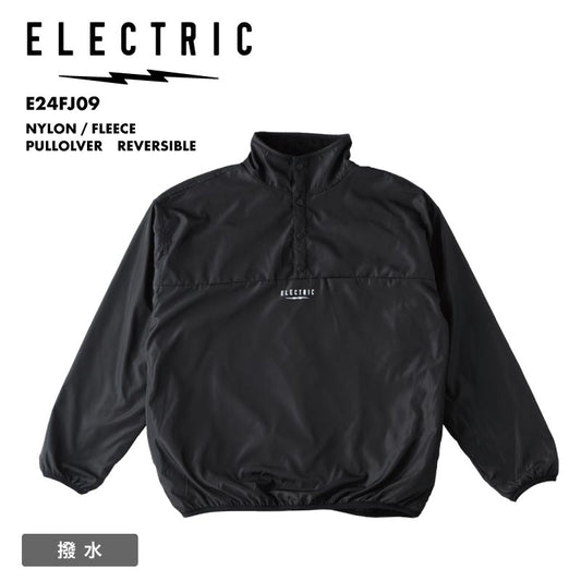 ELECTRIC/エレクトリック メンズ スノージャケット NYLON / FLEECE PULLOLVER　REVERSIBLE 2024FALL/WINTER E24FJ09 スノボウェア スノーボードウェア スキーウェア ボードウェア 防寒 ブランド おしゃれ 男性用