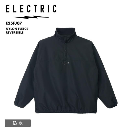 ELECTRIC/エレクトリック メンズ スノージャケット NYLON FLEECE REVERSIBLE 2025 FALL WINTER E25FJ07 スノーウェア スノーボードウェア スノボウェア スキーウェア 上着 アウター 防寒 リバーシブル ロゴ ブランド 男性用