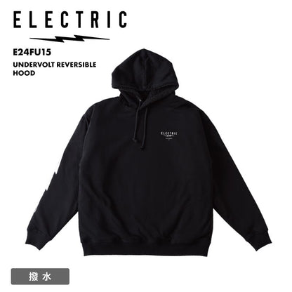 ELECTRIC/エレクトリック メンズ 撥水 パーカー UNDERVOLT REVERSIBLE HOOD 2024FALL/WINTER E24FU15 スノボウェア スノーボードウェア スキーウェア ボードウェア 防寒 ブランド おしゃれ 男性用