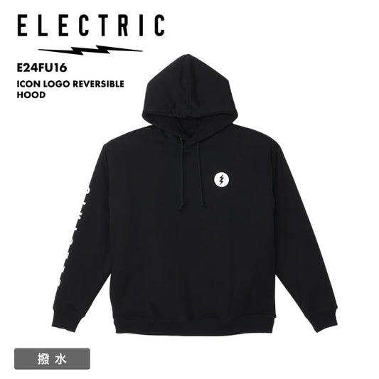 ELECTRIC/エレクトリック メンズ 撥水 パーカー ICON LOGO REVERSIBLE HOOD 2024FALL/WINTER E24FU16 スノボウェア スノーボードウェア スキーウェア ボードウェア 防寒 ブランド おしゃれ 男性用