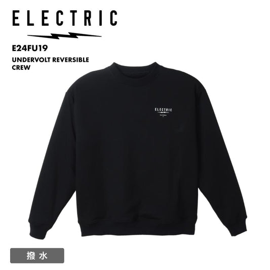 ELECTRIC/エレクトリック メンズ 撥水 トレーナー UNDERVOLT REVERSIBLE CREW 2024FALL/WINTER E24FU19 スノボウェア スノーボードウェア スキーウェア ボードウェア 防寒 ブランド おしゃれ 男性用