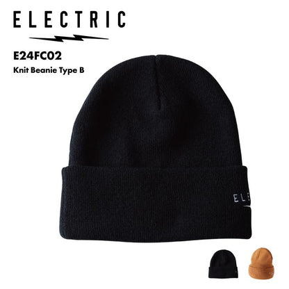 ELECTRIC/エレクトリック メンズ＆レディース ニット帽 Knit Beanie Type B 2024FALL/WINTER E24FC02 帽子 スノボ スノーボード スキー 防寒 ブランド おしゃれ 男性用【メール便発送 13桁用24F】