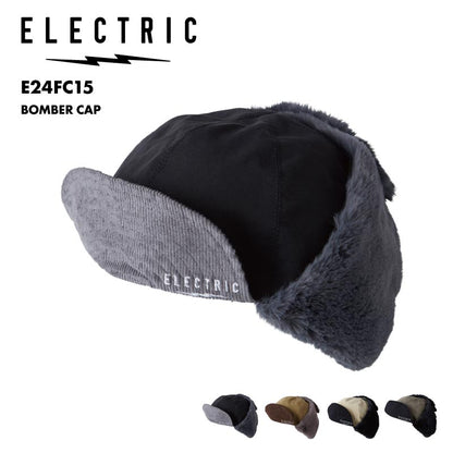 ELECTRIC/エレクトリック メンズ＆レディース ボンバーキャップ BOMBER CAP 2024FALL/WINTER E24FC15 スノボ スノーボード スキー 帽子 もこもこ 耳あて ブランド おしゃれ 防寒 男性用