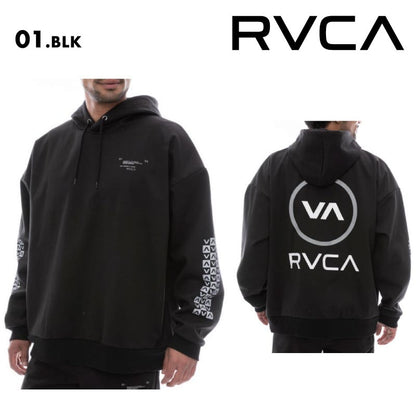 RVCA/ルーカ メンズ 撥水 パーカー REFLECTIVE BAS HD 2024 HOLIDAY BE04B-016 長袖 フード付き フーディ 長そで 秋冬 防風 スキー スノボ 男性用 防寒 男性用