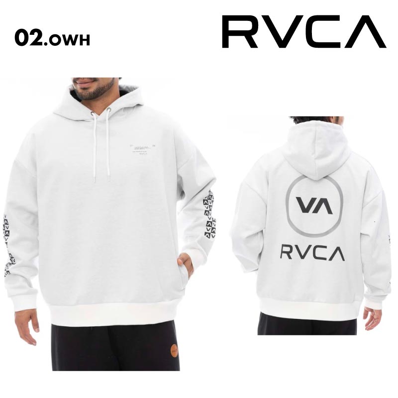 RVCA/ルーカ メンズ 撥水 パーカー REFLECTIVE BAS HD 2024 HOLIDAY BE04B-016 長袖 フード付き フーディ 長そで 秋冬 防風 スキー スノボ 男性用 防寒 男性用