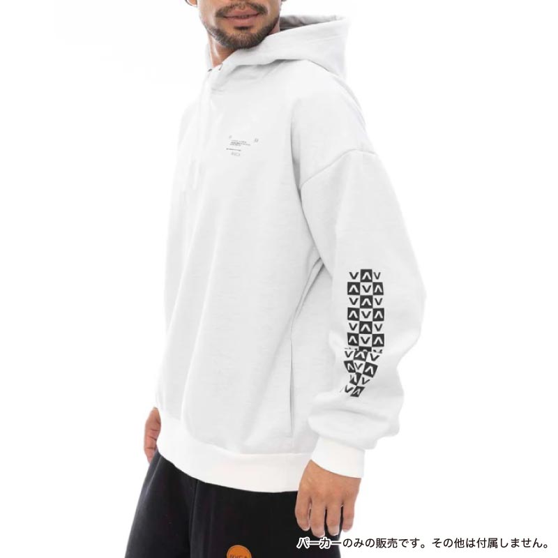 RVCA/ルーカ メンズ 撥水 パーカー REFLECTIVE BAS HD 2024 HOLIDAY BE04B-016 長袖 フード付き フーディ 長そで 秋冬 防風 スキー スノボ 男性用 防寒 男性用