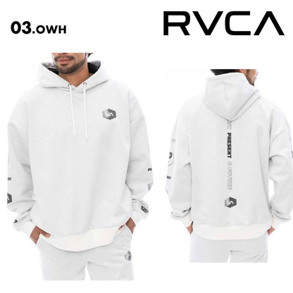 RVCA/ルーカ メンズ 撥水 パーカー ELEMENT STREAKS HD 2024 HOLIDAY BE04B-017 長袖 フード付き フーディ 長そで 秋冬 防風 スキー スノボ 男性用 防寒 男性用