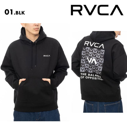 RVCA/ルーカ メンズ パーカー BALANCE BOX HD 2024 FALL＆WINTER  BE042-040 プルオーバー ビッグシルエット ルーズシルエットシルエット フード付き フーディ ロゴ ロゴ ブランド 秋冬 男性用 男性用