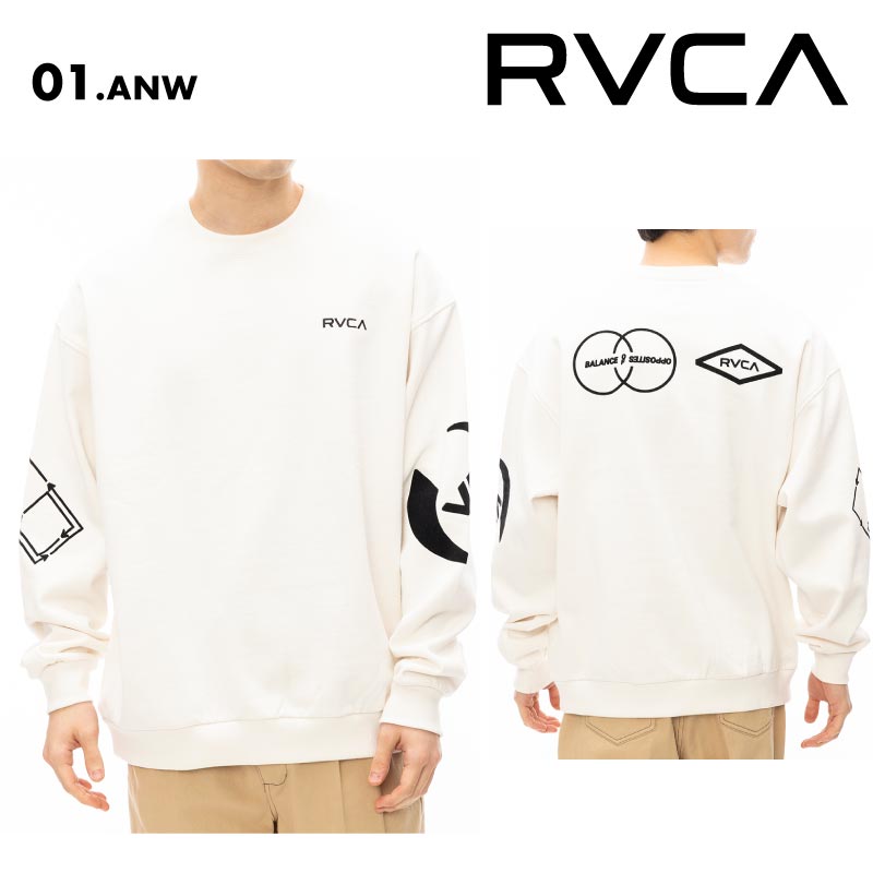 RVCA/ルーカ メンズ トレーナー STACKHOUSE CR 2024 FALL＆WINTER BE042-033 クルーネック 長袖 の通販|  OC STYLE公式ストア