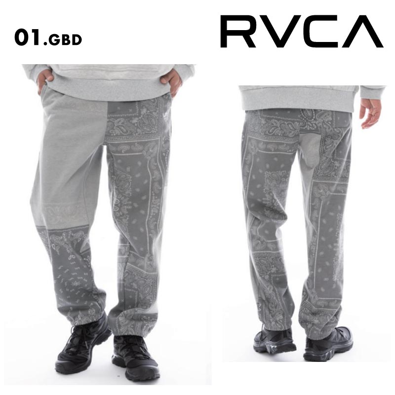 RVCA/ルーカ メンズ スウェットパンツ WRWB PT 2024 HOLIDAY BE04B-707 ロングパンツ トレーニングパンツ ボトムス フィットネス 部屋義 アウトドア 秋冬 リラックス 長ズボン 男性用