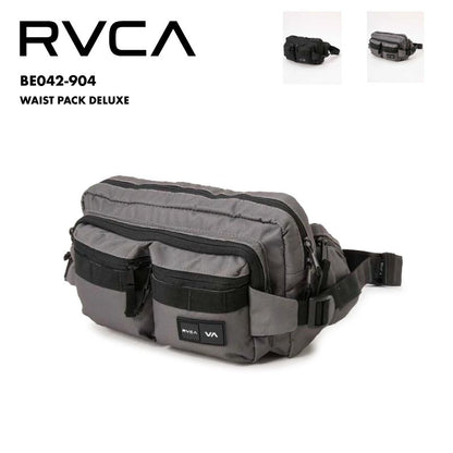 RVCA/ルーカ メンズ ウエストバッグ WAIST PACK DELUXE 2024 FALL＆WINTER  BE042-904 ボディバッグ ウエストポーチ サイドポケット 小物入れ 斜め掛け ミニバッグ シンプル かっこいい ロゴ ブランド 男性用