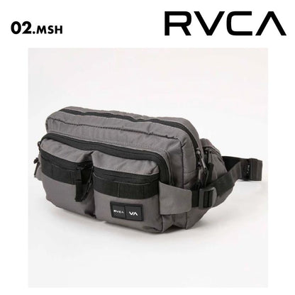 RVCA/ルーカ メンズ ウエストバッグ WAIST PACK DELUXE 2024 FALL＆WINTER  BE042-904 ボディバッグ ウエストポーチ サイドポケット 小物入れ 斜め掛け ミニバッグ シンプル かっこいい ロゴ ブランド 男性用