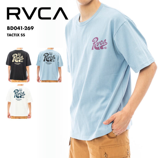 RVCA/ルーカ メンズ 半袖 Tシャツ TACTIX SS 2023 SUMMER BD041-269 トップス TEE カットソー 春夏 半そで ブランド おしゃれ ギフト プレゼント 男性用