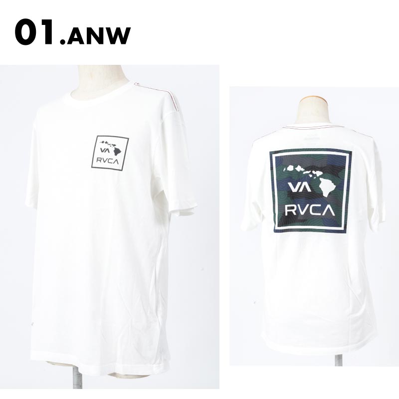 RVCA/ルーカ メンズ Tシャツ HAWAII VA ATW SS 2024 SUMMER BE04A-210 半袖 夏服 トップス プリント おしゃれ ブランド カジュアル アウトドア ファッション 男性用【メール便発送 24SS-09】