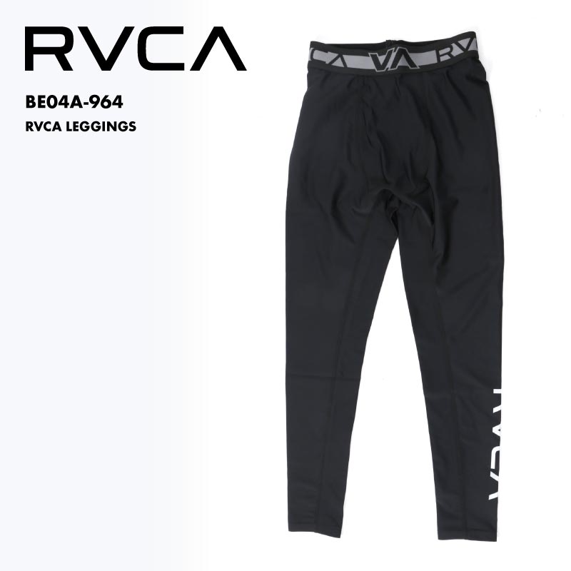 RVCA/ルーカ メンズ レギンス RVCA LEGGINGS 2024 SUMMER BE04A-964 アンダーショーツ サポーターパンツ ラッシュガード 水着 紫外線対策 日焼け対策 ブラック ビーチ サーフィン ブランド 男性用【メール便発送 24SS-09】