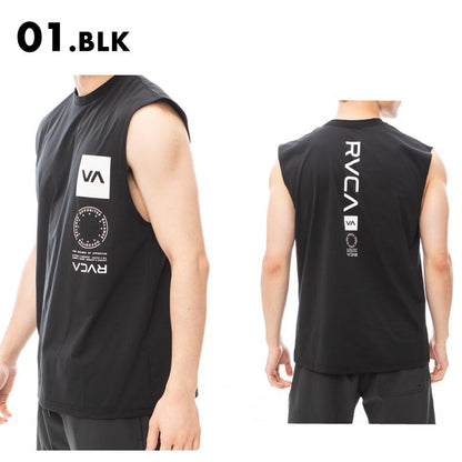 RVCA/ルーカ メンズ タンクトップラッシュガード VA VENT SURF TANK 2024 SPRING BE041-806 ティーシャツ UVカット 紫外線カット 水着 海水浴 プール ブランド おしゃれ 春夏 正規品 男性用【メール便発送 24SS-03】