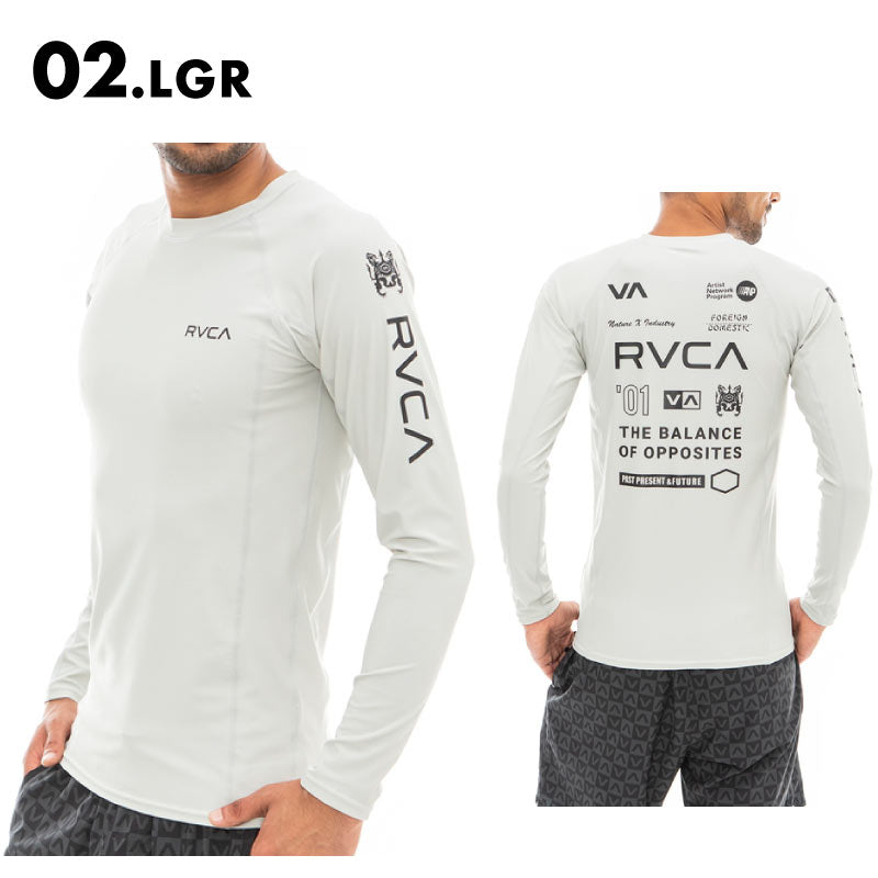 RVCA/ルーカ メンズ 長袖ラッシュガード BALANCE ARCH RS 2023 SPRING BD041-871 UPF50+ UVの通販|  OC STYLE公式ストア