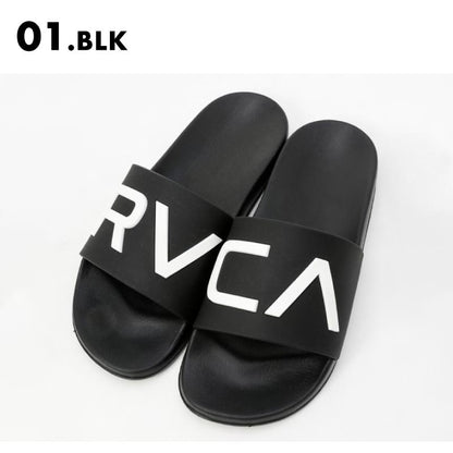 RVCA/ルーカ メンズ シャワーサンダル RVCA SHOWER SLIDE 2024 SPRING BE041-970 スリッパ ルームシューズ ベランダサンダル ビーサン ビーチサンダル おしゃれ ブランド 黒 スポーティー 海水浴 男性用