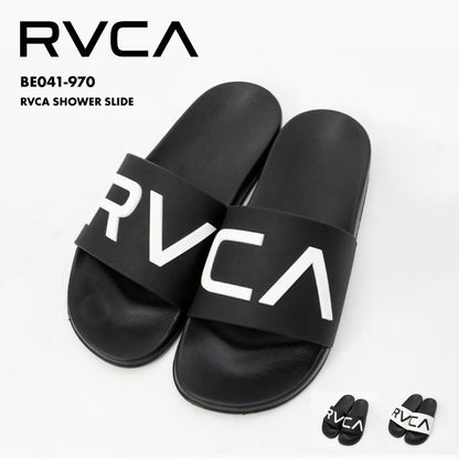 RVCA/ルーカ メンズ シャワーサンダル RVCA SHOWER SLIDE 2024 SPRING BE041-970 スリッパ ルームシューズ ベランダサンダル ビーサン ビーチサンダル おしゃれ ブランド 黒 スポーティー 海水浴 男性用